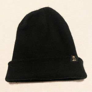 Ovo Black Beanie Hat